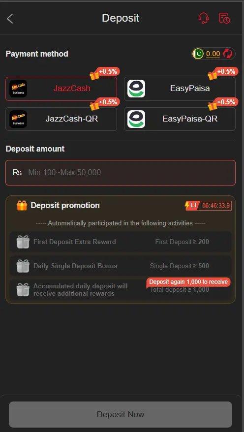 How to Deposit and Withdraw Money in E98